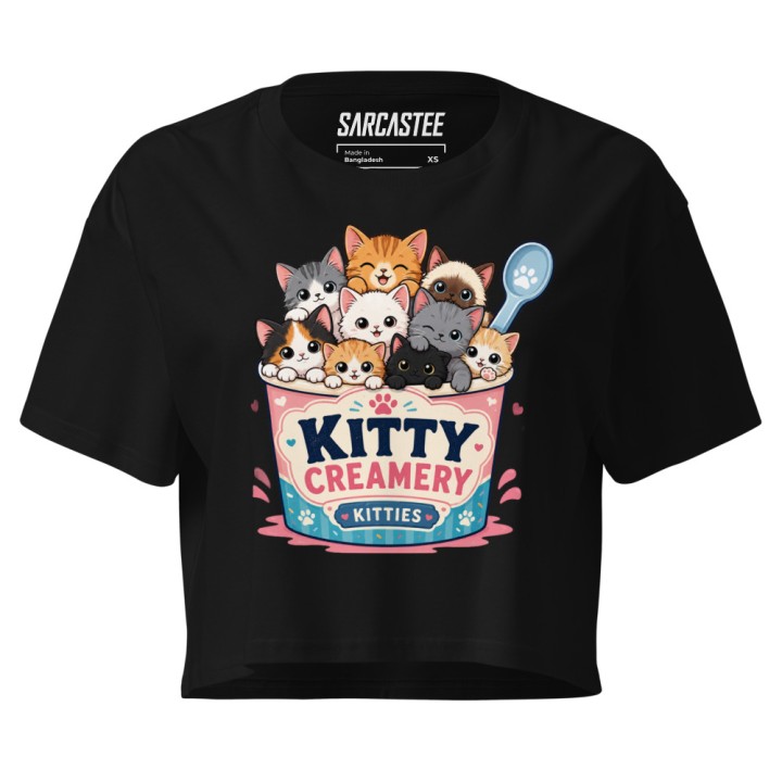 Kawaii Kittens Crop Top