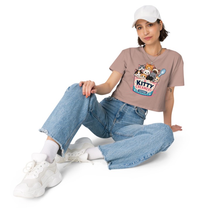 Kawaii Kittens Crop Top