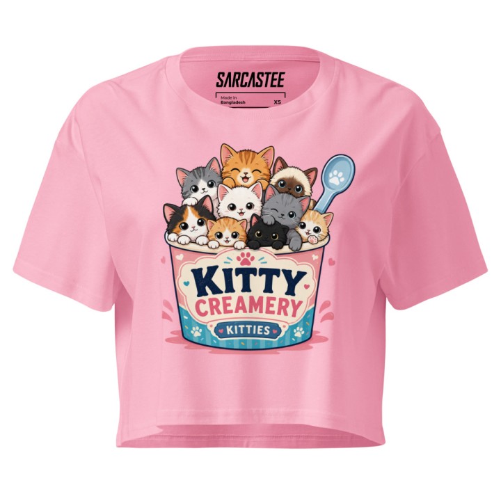 Kawaii Kittens Crop Top