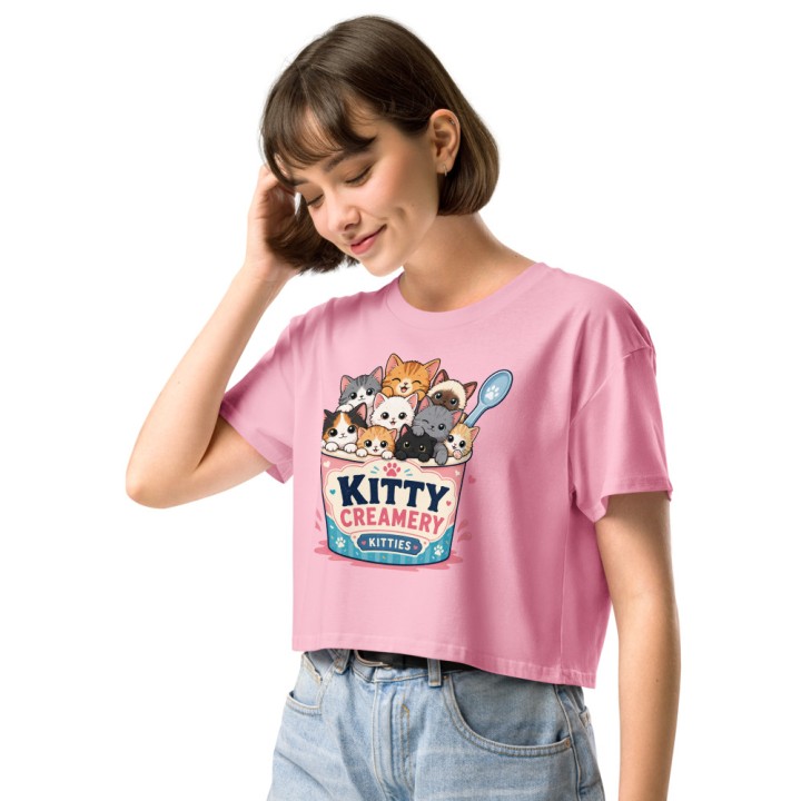 Kawaii Kittens Crop Top