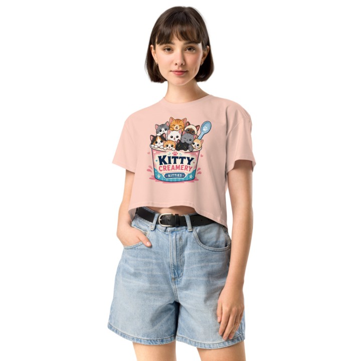 Kawaii Kittens Crop Top