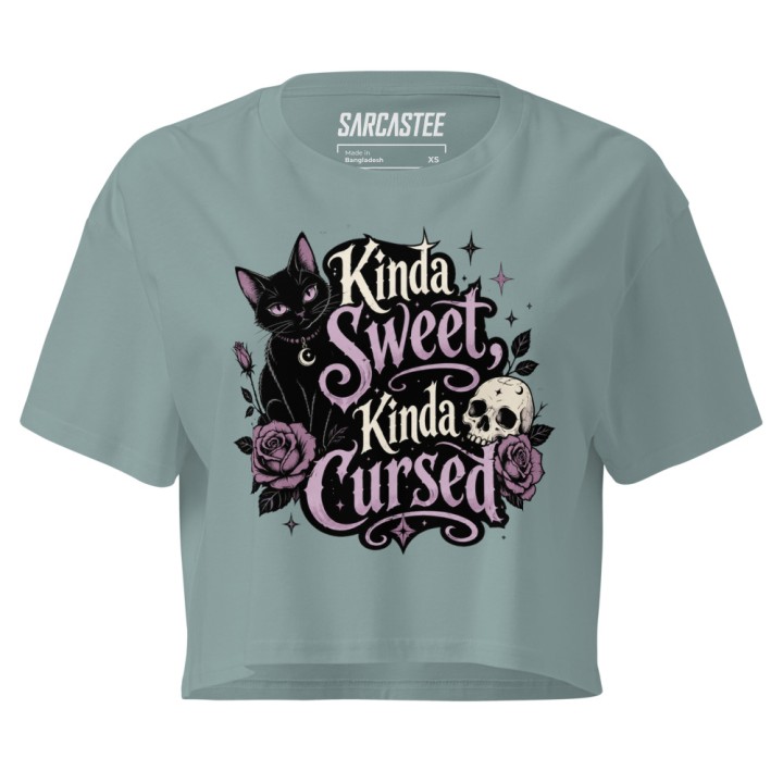 Witchy Cat Women's Crop Top