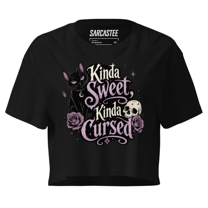Witchy Cat Women's Crop Top