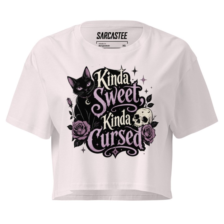 Witchy Cat Women's Crop Top