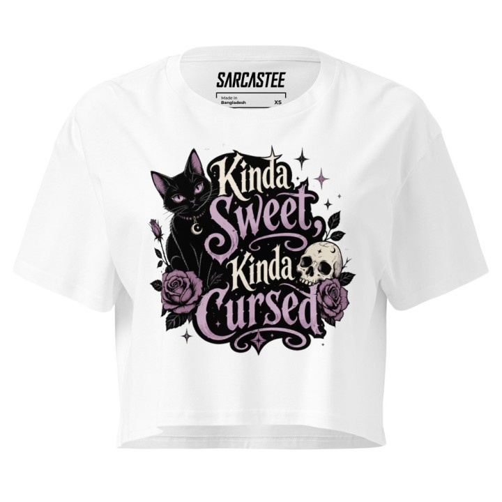 Witchy Cat Women's Crop Top