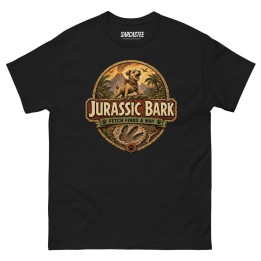 Jurassic Bark | Funny Dog Dinosaur Parody T-Shirt
