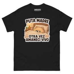 Waking Up Alive | Grumpy Cat Meme T-Shirt