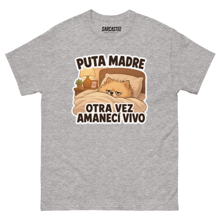 Waking Up Alive | Grumpy Cat Meme T-Shirt
