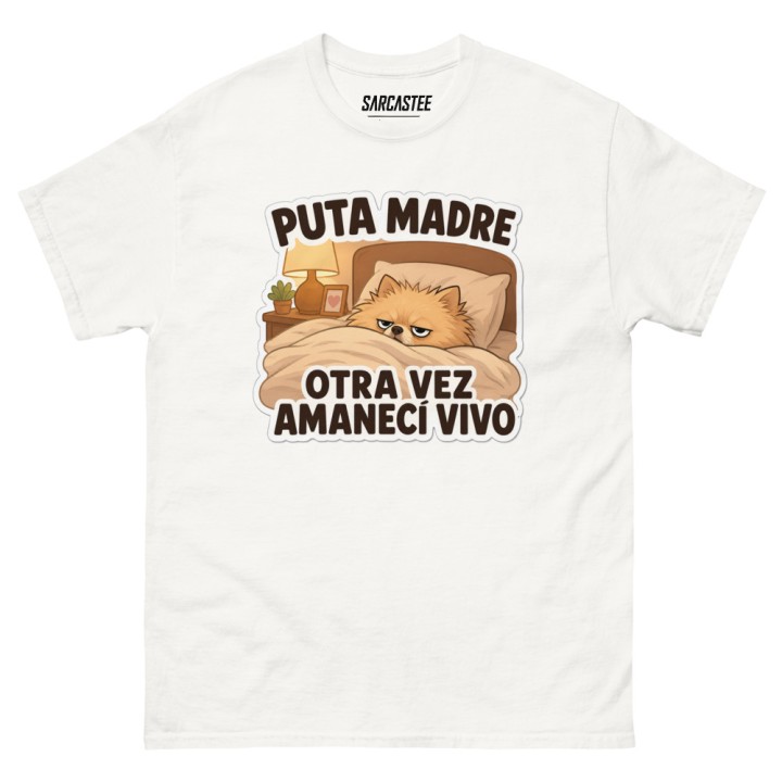 Waking Up Alive | Grumpy Cat Meme T-Shirt