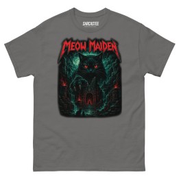 Meow Maiden | Metal Cat Parody T-Shirt
